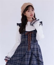 リボン×チュールレースニット【予約】