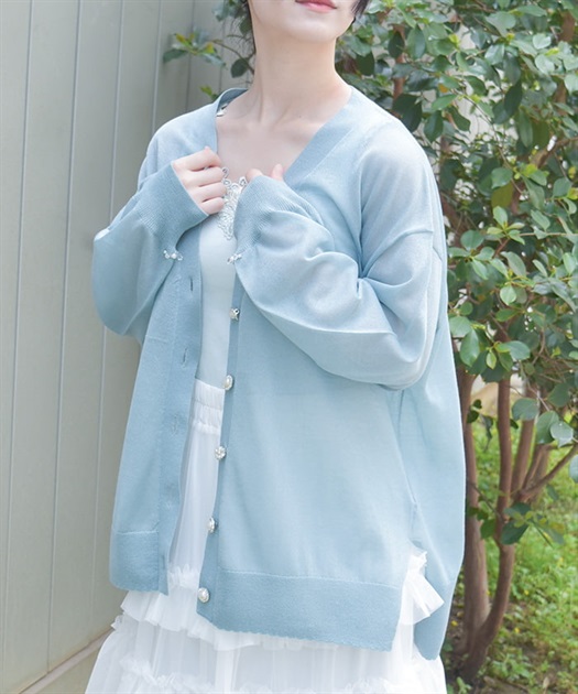 UVカットシアーニットカーディガン | axes femme | axes femme UVカットシアーニットカーディガン | axes femme | axes femme