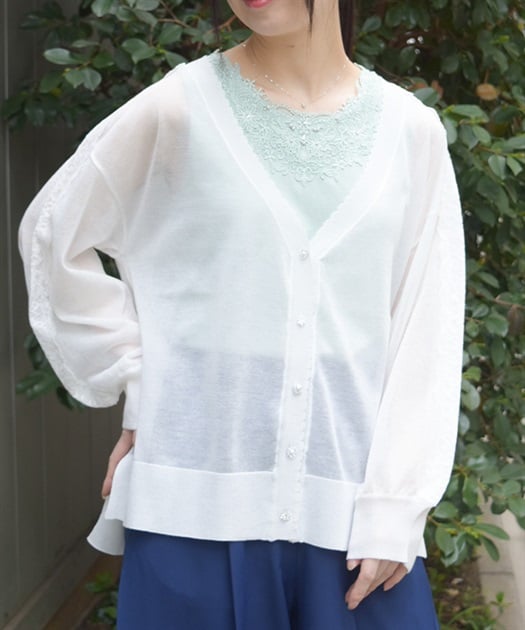 ＵＶカットラメシアーカーディガン【予約】