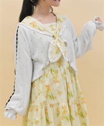 フリルラメニットボレロ【2点10%OFF対象商品】(生成り-M)