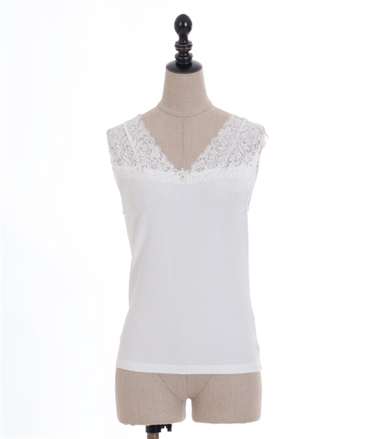レースデザインタンクトップ | outlet | axes femme online shop レースデザインタンクトップ | outlet | axes femme online shop