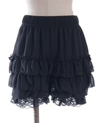 調節リボン付きドロワーズ(黒-M)