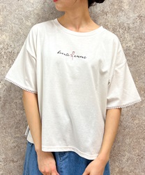 吸水速乾プリントＴシャツ(生成り-F)