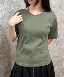 前後２ＷＡＹカットワークプルオーバー【期間限定価格】(カーキ-F)