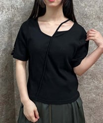 前後２ＷＡＹカットワークプルオーバー【期間限定価格】(黒-F)