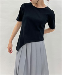 前後２ＷＡＹイレヘムトップス【期間限定価格】(黒-F)