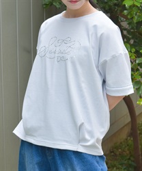 汗染み防止アソートコクーンＴシャツ(サックス-F)