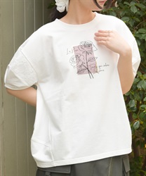 アソートフラワープリントプルオーバー(生成り-F)