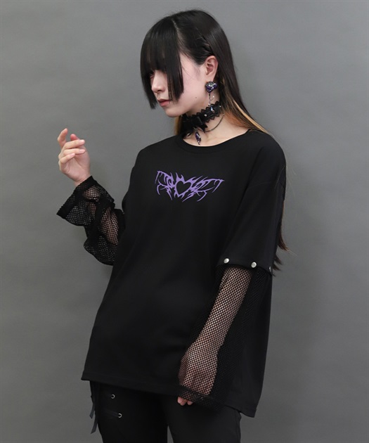 ２ｗａｙ袖メッシュプルオーバー