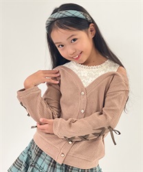 レイヤード風肩だしプルオーバー