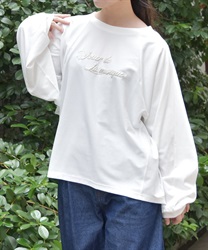 アソートロゴドルマンＴシャツ(生成り-F)