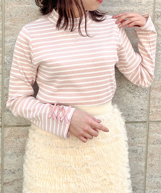 プチリボンカットソー | outlet | axes femme online shop
