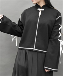 オリエンタルカットプルオーバー【2点10%OFF対象商品】(黒-M)