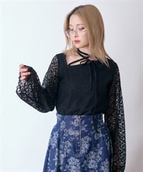 ストラップレーストップス【期間限定価格】(黒-F)