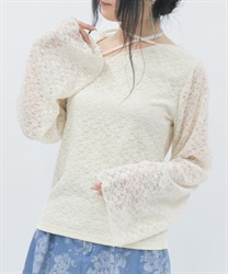 ストラップレーストップス【期間限定価格】(クリーム-F)