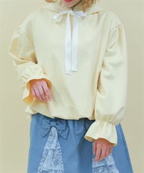 リボン付きバルーンフーディー【期間限定価格】(イエロー-M)