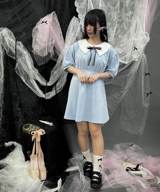 セーラーカラーカットワンピース【期間限定価格】 | POETIQUE セーラーカラーカットワンピース【期間限定価格】 | POETIQUE