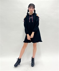 kids編み上げ肩開きパーカーワンピース | outlet | axes femme kids編み上げ肩開きパーカーワンピース | outlet | axes femme
