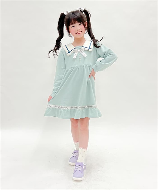 うさ耳セーラーパーカーワンピース【10%OFF対象商品】 | kids | axes femme online shop うさ耳セーラーパーカーワンピース【10%OFF対象商品】 | kids | axes femme online shop