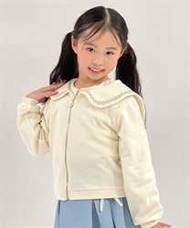 ベリー刺しゅうブルゾン(生成り-120cm)