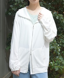 ＵＶカットロングパーカー【予約】(白-F)