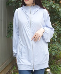 ＵＶカットロングパーカー【予約】(サックス-F)