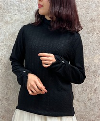 花×ダイヤ柄シアーインナー(黒-F)