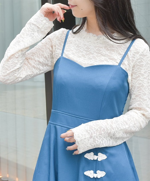 ラウンドネックレースインナー | axes femme | axes femme ラウンドネックレースインナー | axes femme | axes femme