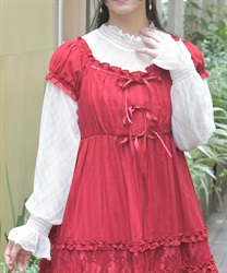 フリル袖シアーインナー【WEB先行販売】(白-F)