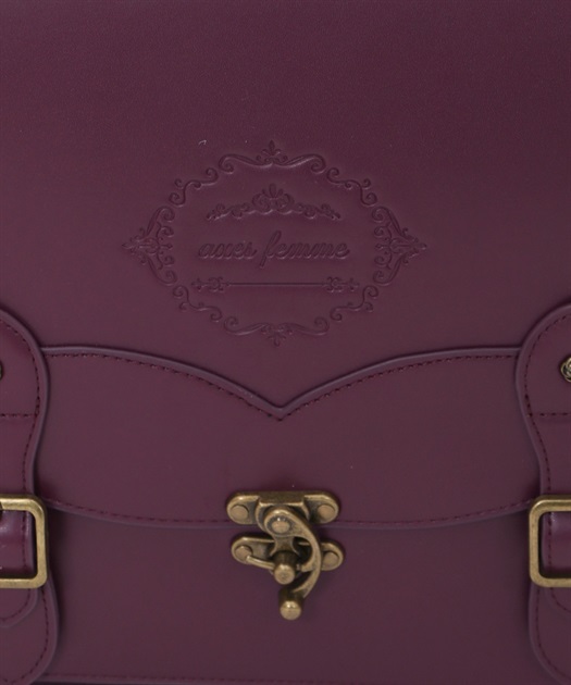 型押しフラップサッチェル | outlet | axes femme online shop