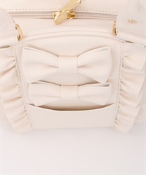 ツインリボンラウンドバッグ | kawaii | axes femme online shop ツインリボンラウンドバッグ | kawaii | axes femme online shop