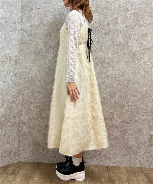 カットジャガードキャミワンピ【期間限定価格】 | outlet | axes カットジャガードキャミワンピ【期間限定価格】 | outlet | axes