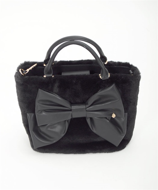 リボンデザインファーバッグ | outlet | axes femme online shop リボンデザインファーバッグ | outlet | axes femme online shop
