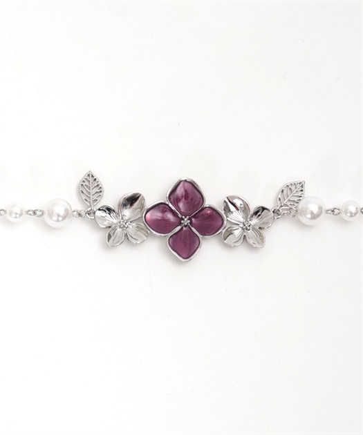 紫陽花×パールチェーンベルト | outlet | axes femme online shop 紫陽花×パールチェーンベルト | outlet | axes femme online shop