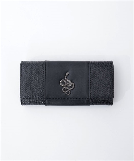 蛇モチーフ金具長財布 | POETIQUE | axes femme online shop 蛇モチーフ金具長財布 | POETIQUE | axes femme online shop