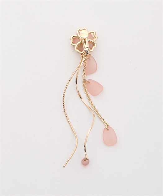 桜モチーフステンドイヤリング | outlet | axes femme online shop 桜モチーフステンドイヤリング | outlet | axes femme online shop