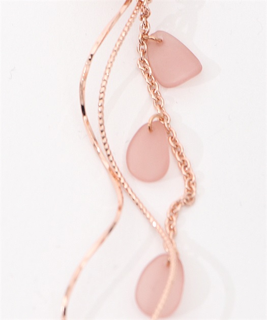 桜モチーフステンドイヤリング | outlet | axes femme online shop 桜モチーフステンドイヤリング | outlet | axes femme online shop