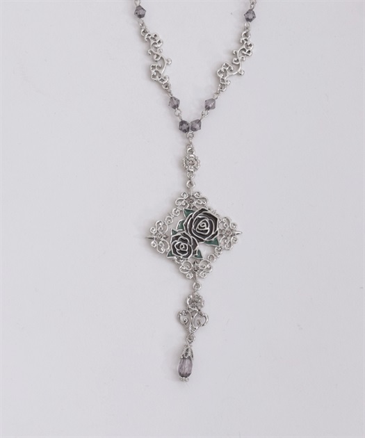 チャイナ風装飾薔薇ネックレス | outlet | axes femme online shop チャイナ風装飾薔薇ネックレス | outlet | axes femme online shop