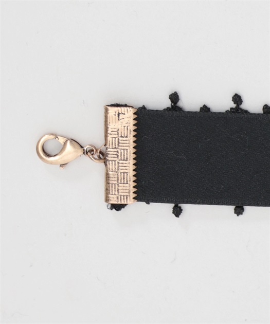 ビジュー金具レースチョーカー | outlet | axes femme online shop