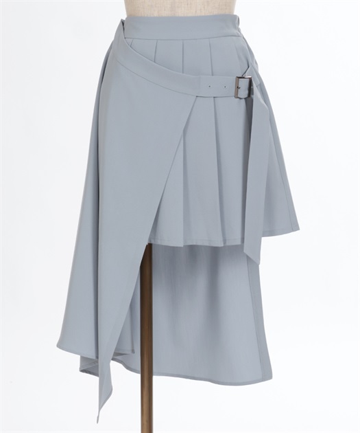 ラップデザインプリーツスカート | outlet | axes femme online shop ラップデザインプリーツスカート | outlet | axes femme online shop