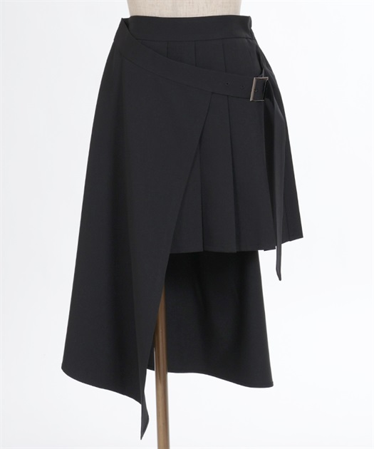 ラップデザインプリーツスカート | outlet | axes femme online shop ラップデザインプリーツスカート | outlet | axes femme online shop