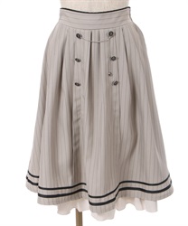チェーン付ダブルボタンスカート | outlet | axes femme online shop