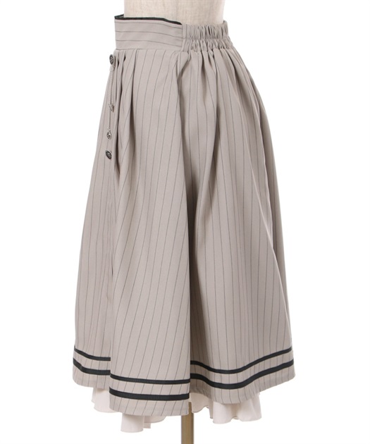 チェーン付ダブルボタンスカート | outlet | axes femme online shop チェーン付ダブルボタンスカート | outlet | axes femme online shop