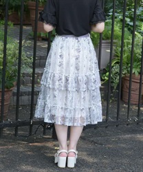 ストライプローズ柄スカート | outlet | axes femme online shop ストライプローズ柄スカート | outlet | axes femme online shop