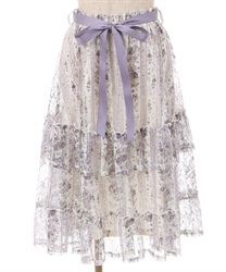 ストライプローズ柄スカート | outlet | axes femme online shop ストライプローズ柄スカート | outlet | axes femme online shop