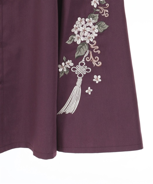 ジャスミン刺繍スカート【期間限定価格】 | outlet | axes femme ジャスミン刺繍スカート【期間限定価格】 | outlet | axes femme
