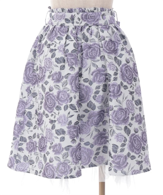 ジャカードリボン付スカート | axes femme | axes femme online shop ジャカードリボン付スカート | axes femme | axes femme online shop