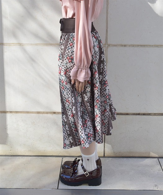 ストロベリーチェック柄スカート | axes femme | axes femme