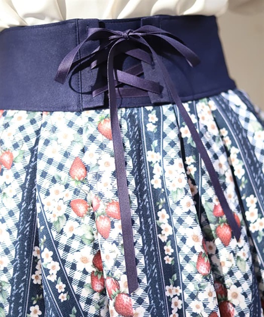 ストロベリーチェック柄スカート | axes femme | axes femme ストロベリーチェック柄スカート | axes femme | axes femme