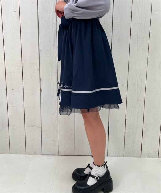 キャットシルエット刺繍スカート | outlet | axes femme online shop キャットシルエット刺繍スカート | outlet | axes femme online shop